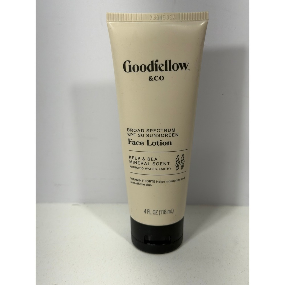 Goodfellow & Co SPF 30 Sunscreen Face Lotion Kelp & Sea Mineral‎ Scent 4oz NEW